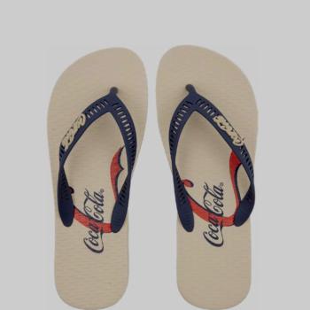 Chinelo Coca Cola Masculino CC4862 Off White/Marinho 49834 M26