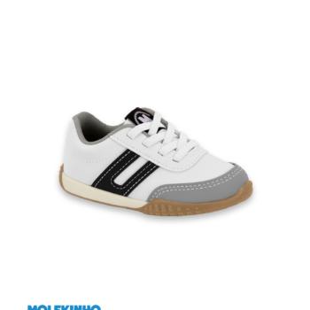 Tênis Molekinho 2651101 Branco/Cinza/Preto 44457 k26