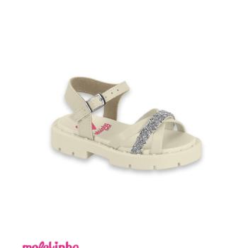 Sandália Molekinha 2744106 Branco Off 44345 k26