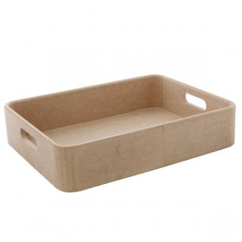 Bandeja Retangular Arredondada - (35x25x8,5)