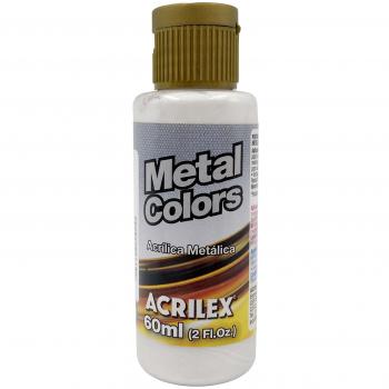 Tinta Metal Colors (60ml) - Branco Metálico 562