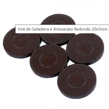 Imã Pastilha (20x03) - 25 unidades