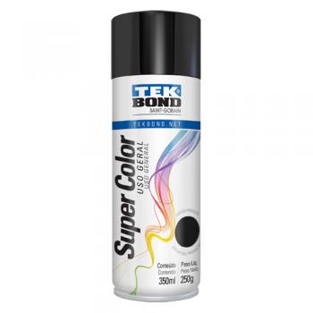Tinta Spray Uso Geral - Preto Brilhante