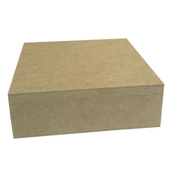 Caixa Dobradiça Quadrada (25x25x8,5)