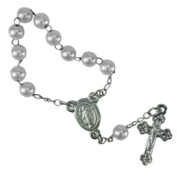 Mini Terço (Dezena) - Branco