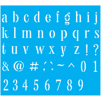 Stencil - (20x25) - Opa - 3164