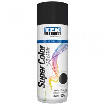 Tinta Spray Uso Geral - Preto Fosco