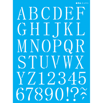 Stencil - (15x20) - Opa - 2495