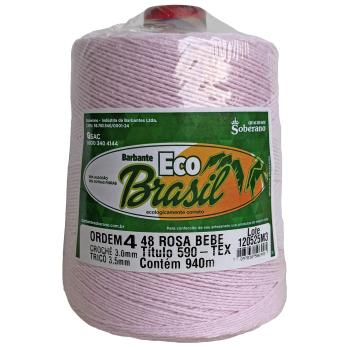 Barbante 04 (700g) - Rosa Bebê - (Eco Brasil)