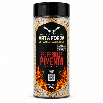 AeF - Pote Grande - Sal Parrilla com Pimenta Premium 480G