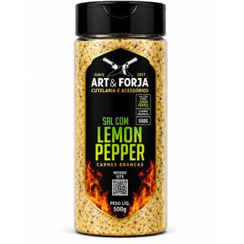 AeF - Pote Grande - Sal com Lemon Pepper Carnes Brancas 500G