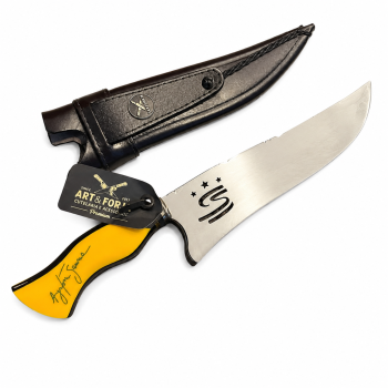AeF - Faca Picanheira GOLD Ayrton Senna 10 pol 3mm INOX