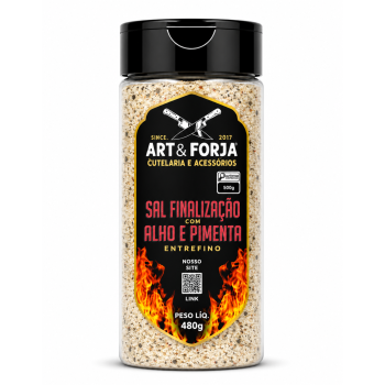 AeF - Pote Grande - Sal Finalizacao com Alho e Pimenta Entrefino 420G