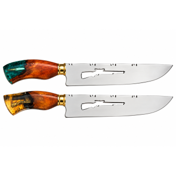 AeF - Faca Churrasco 10 Pol Cabo Resina Aço Inox 3mm