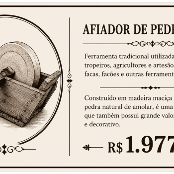 AeF - Afiador de Faca (Pedra de amolar)