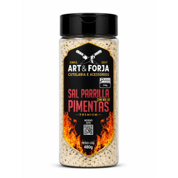 AeF - Pote Grande - Sal com Mix de Pimentas Premium 480G