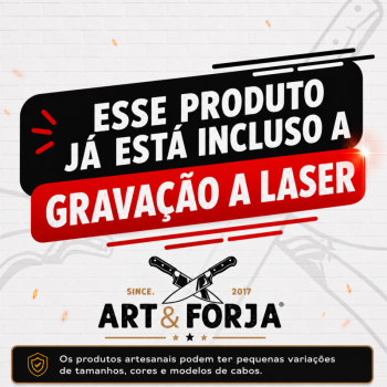 AeF - Caixa para Faca e Garfo/Chaira - Dupla