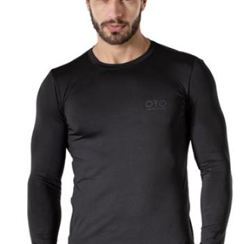 ORO - Camiseta Termica Manga Longa UV Preta