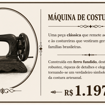 AeF - Máquina de costura antiga