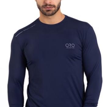 ORO - Camiseta Repelente a Inseto UV50+ Manga Longa - Estampa Pequena