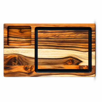 AeF - Tábua Farofeira Quadrada Resinada 45x25x2cm