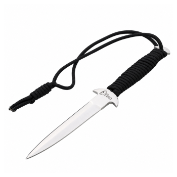 ELMO - Punhal 4,5 Pol Cabo Paracord Aço Inox 3mm