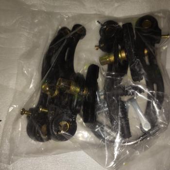 FREIO V-BRAKE NYLON PRETO ORBITAL