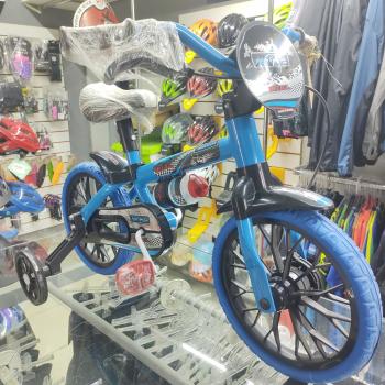 BICICLETA ARO 12 VELOZ MASC AZUL /