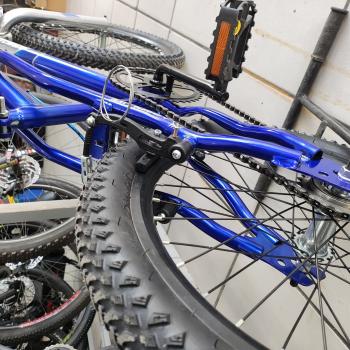 BICICLETA ARO 20 AZUL/CROM