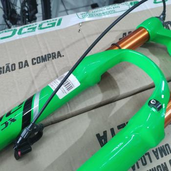 GARFO 29 C/SUSP AHEADSET 100MM  XC AR TRAVA OVER VERDE