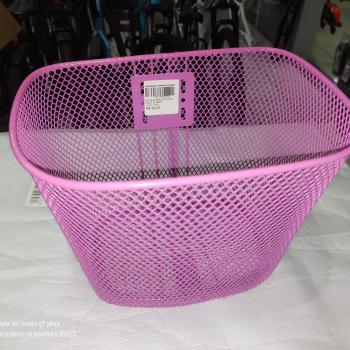 CESTA 20 OVAL ACO ROSA C/SUP. C/HASTE