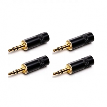 PLUG P2 4C PROFISSIONAL DOURADO PRETO