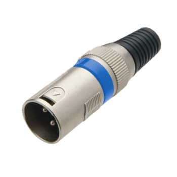 CONECTOR XLR CANNON MACHO COM ROSCA