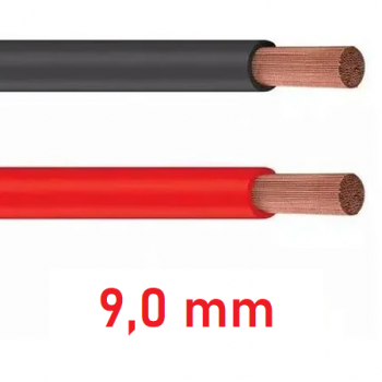 CABO FLEX 9,00MM CRISTAL  C/ 25M