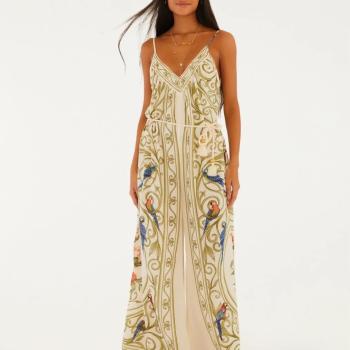 MACACAO PANTALONA ARABESCO TROPICAL - M