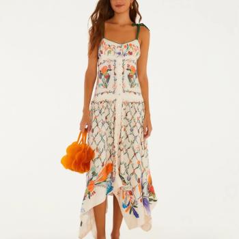 VESTIDO PONTAS FEIRA DE LEGUMES - GG