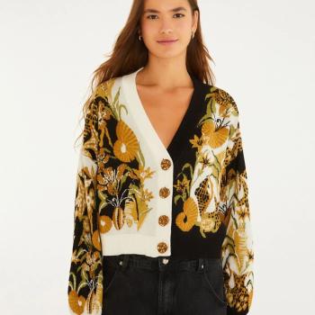 CARDIGAN TRICOT CONCHA SURREAL - M