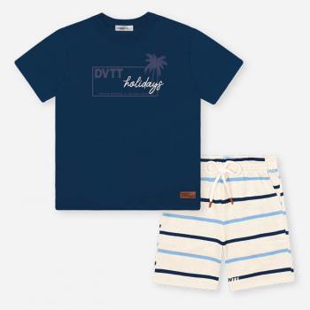 CONJ CAMISETA E BERMUDA AZ MARINHO/AZ PROVEN