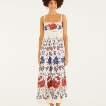 VESTIDO LONGO FLORAL LINA - M