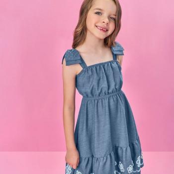VESTIDO INFANTILJEANS MEDIO