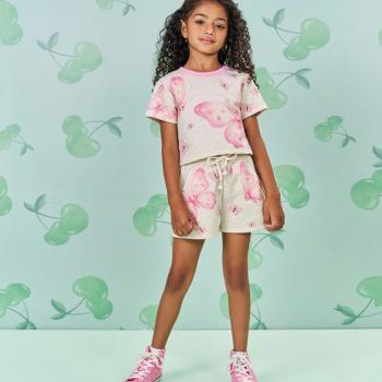 CONJ BLUSA E SHORTS OFF WHITE/OFF WHITE