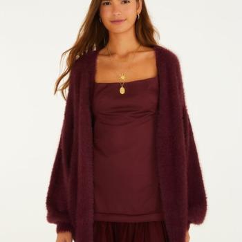 CARDIGAN TRICOT PELINHO