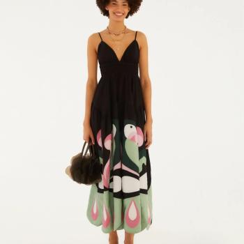 VESTIDO CUTWORK ARARA DE FLOR - G