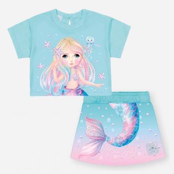 CONJ BLUSA E SHORTS/SAIA AZ BLUE L/AZ BLUE L