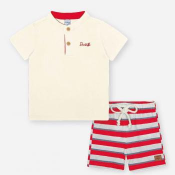 CONJ INFANTIL CAMISA E BERMUDA NATURAL/VM MARTE