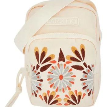 BOLSA FARM DA GEMA FLOREJO OFF WHITE