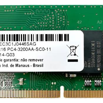 MEMÓRIA RAM PARA NOTEBOOK 8 GB DDR4 3200 MHZ