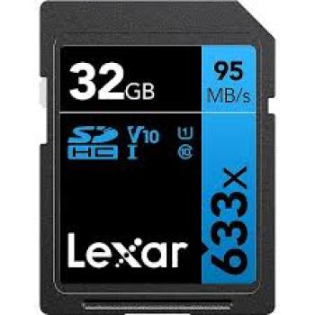 CARTAO MEM CAMERA 32GB LEXAR