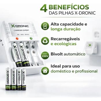 CARREGADOR DE PILHA MO-CP50