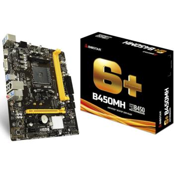 PLACA-MÃE BIOSTAR B450 DDR4 AMD